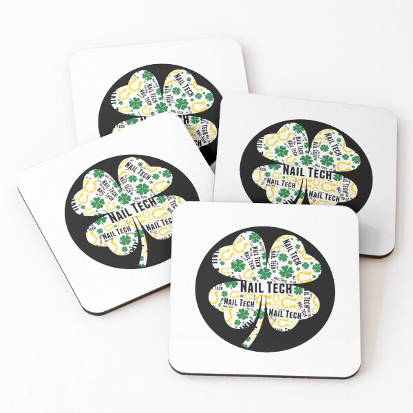 Item preview, St. Patrick's Day Lucky Nail Tech designed and sold by 306Biz.