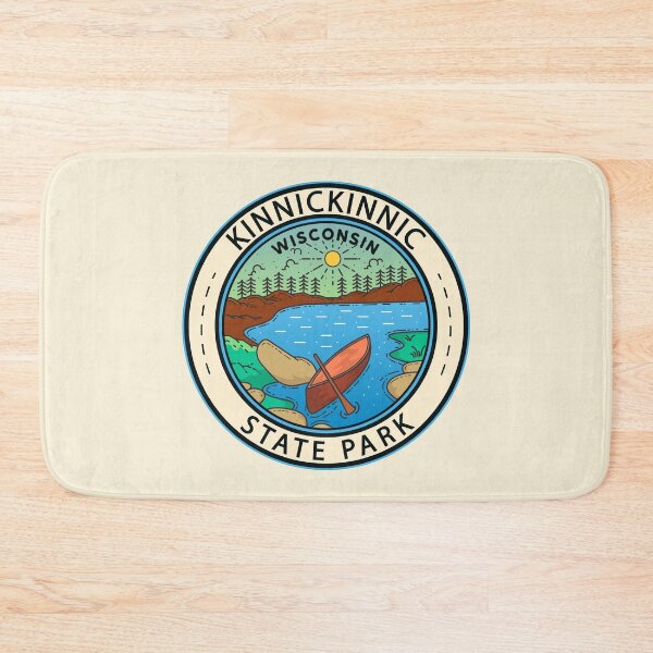 Item preview, Kinnickinnic State Park Wisconsin Badge designed and sold by KrisSidDesigns.