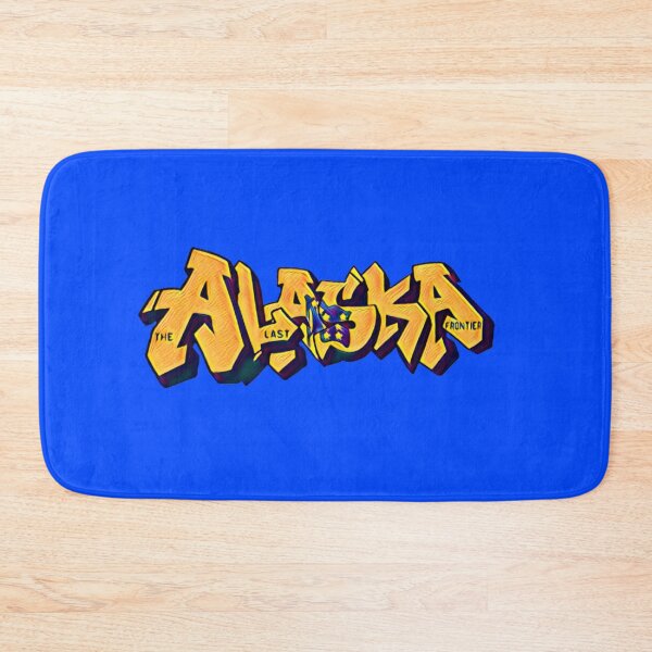 Item preview, Original Alaska License Plate Graffiti Mural designed and sold by Dude  Stuff.