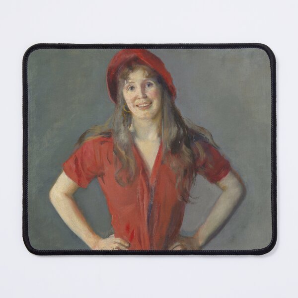 Artikelvorschau, Porträt von Oda Krohg von Christian Krohg, 1888 entworfen und verkauft von Vintage Wall Art.