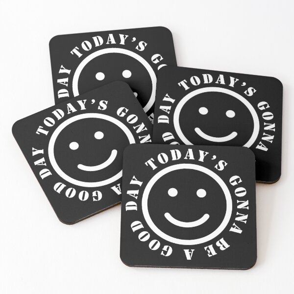 Item preview, TODAY'S GONNA BE A GOOD DAY - a happy design white designed and sold by GeoffBeattie.