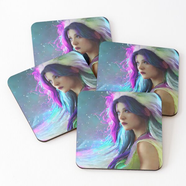 Item preview, Beautiful woman in pastel colors. designed and sold by Maniock.