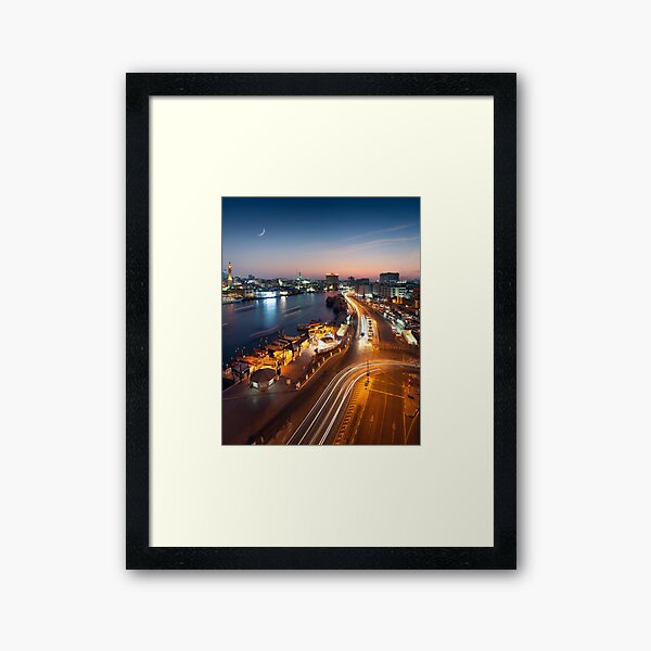 Deira Evening View Framed Art Print