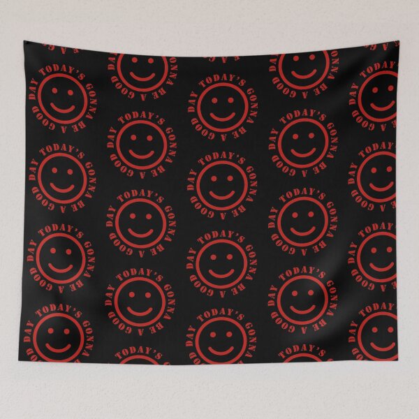 Item preview, TODAY'S GONNA BE A GOOD DAY - a happy design red designed and sold by GeoffBeattie.