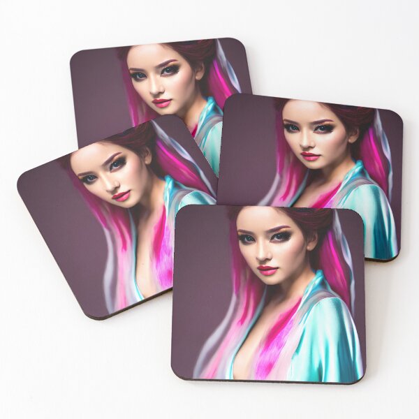 Item preview, Beautiful woman in pastel robe. designed and sold by Maniock.