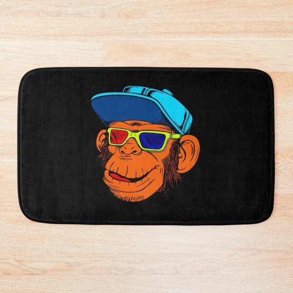 Item preview, crazy monkey with 3d glasses   designed and sold by Lisanalley.