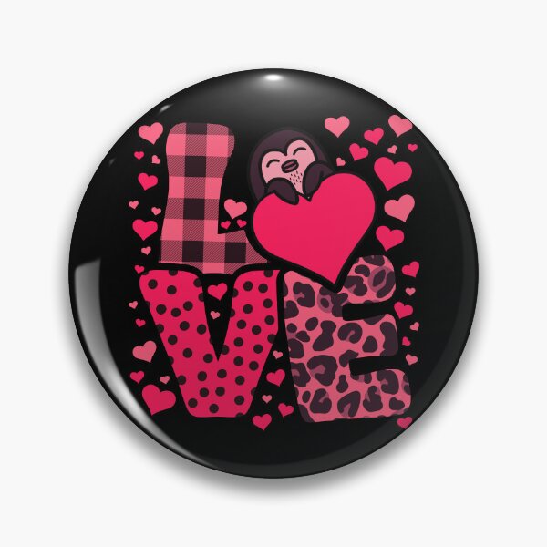 Item preview, Cute Kawaii Valentine Penguin Love Hearts Valentines Day designed and sold by JokeGysen.
