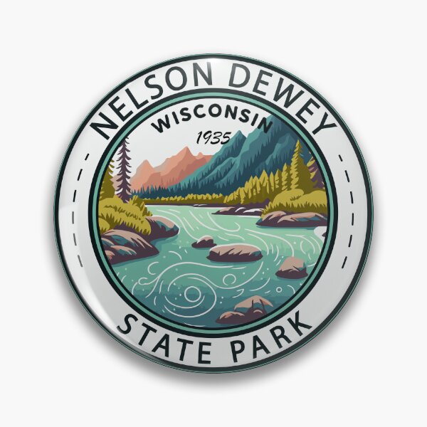Item preview, Nelson Dewey State Park Wisconsin Badge designed and sold by KrisSidDesigns.