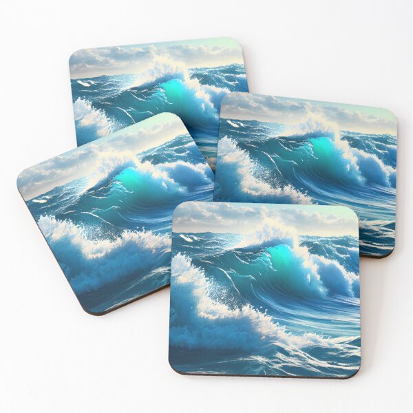 Item preview, Blue Ocean Waves Sea Surf Summer Dreaming of Vacation designed and sold by CGSGraphics.