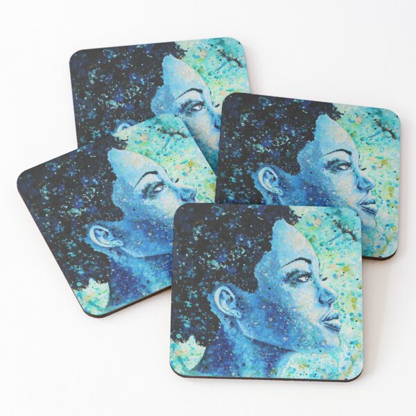 Item preview, Infinite portrait painting face black woman designed and sold by Silke Host.
