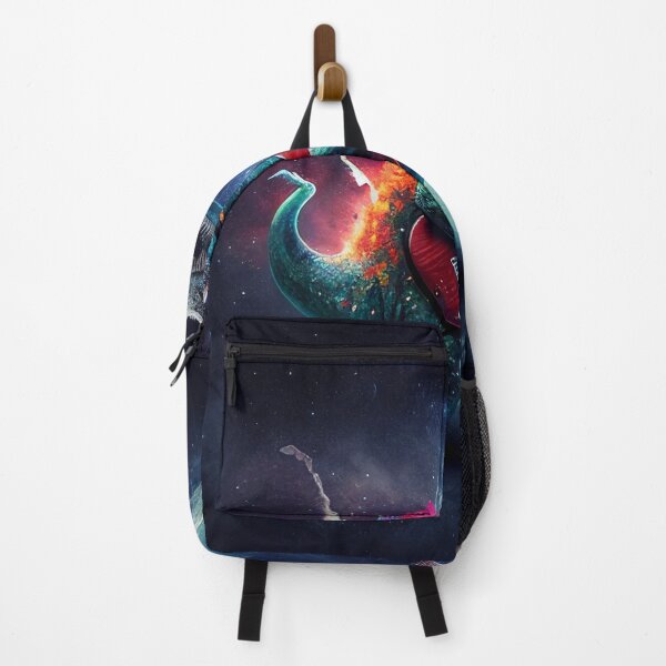 Item preview, Dinosaur playing electric guitar in space designed and sold by Fresh Clothes.