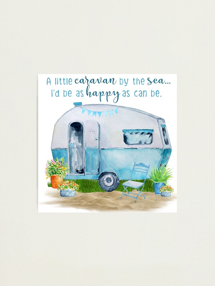 Road Trip Planner Camping Memory Keepsake Clamping Diary Happy Camper: Notebook Featuring Vintage Camper Illustration on the Cover 120 Li: RV Retirement Gift Caravan Travel Journal 