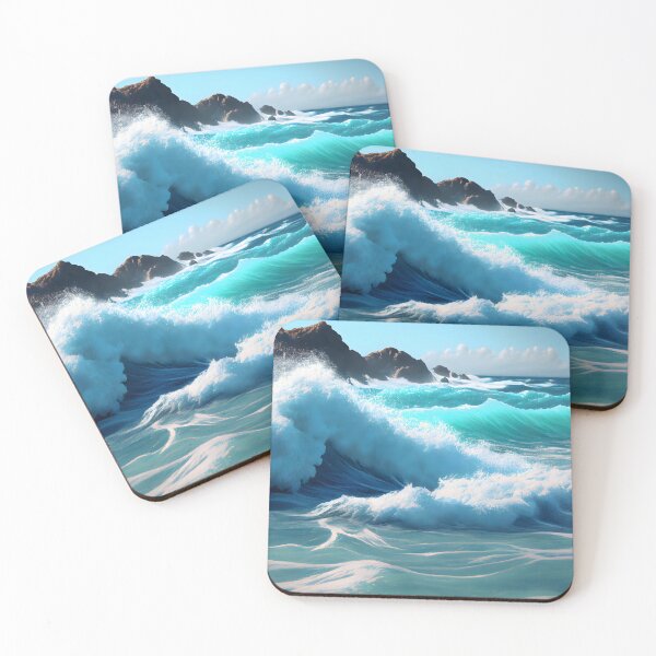 Item preview, Blue Ocean Waves Sea Surf Summer Dreaming of My Vacation designed and sold by CGSGraphics.