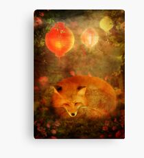 Fox Dreams Canvas Print