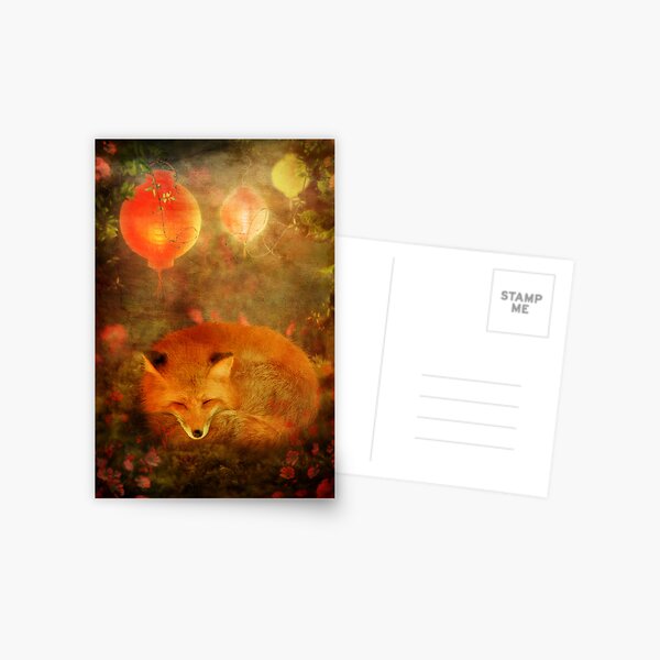 Fox Dreams Postcard