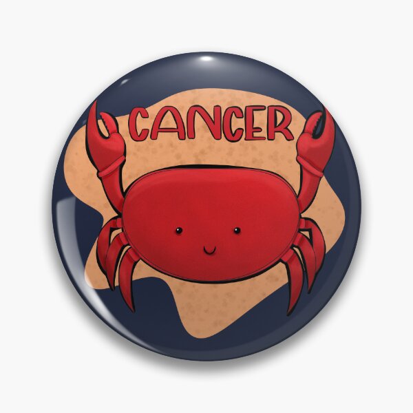 Artikelvorschau, Kawaii Chibi Cancer Crab - Zodiac-Sammlung entworfen und verkauft von byMariZen.