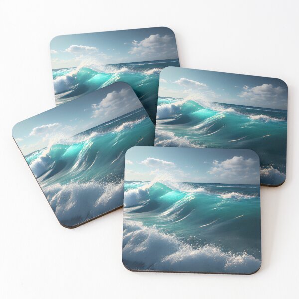 Item preview, Blue Ocean Waves Sea Surf Summer Dreaming of Summer Vacation designed and sold by CGSGraphics.