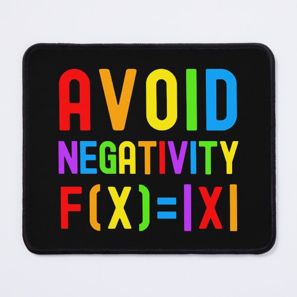 Item preview, Avoid Negativity - Kids Math, Math Student, Math Professor, Math Teacher, Math Nerd, Mathematics, Statistics, Laboratories designed and sold by jadedscientist.
