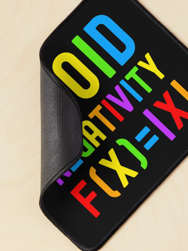 Thumbnail 2 of 5, Mouse Pad, Avoid Negativity - Kids Math, Math Student, Math Professor, Math Teacher, Math Nerd, Mathematics, Statistics, Laboratories designed and sold by jadedscientist.