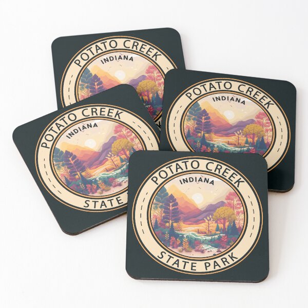 Item preview, Potato Creek State Park Indiana Emblem designed and sold by KrisSidDesigns.