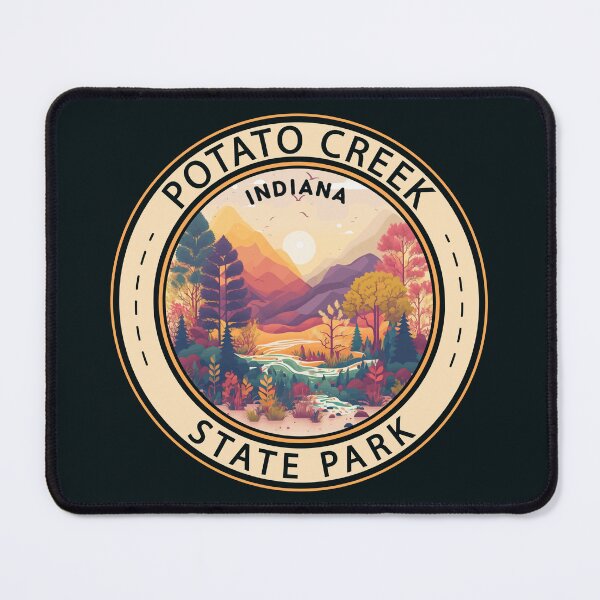 Item preview, Potato Creek State Park Indiana Emblem designed and sold by KrisSidDesigns.