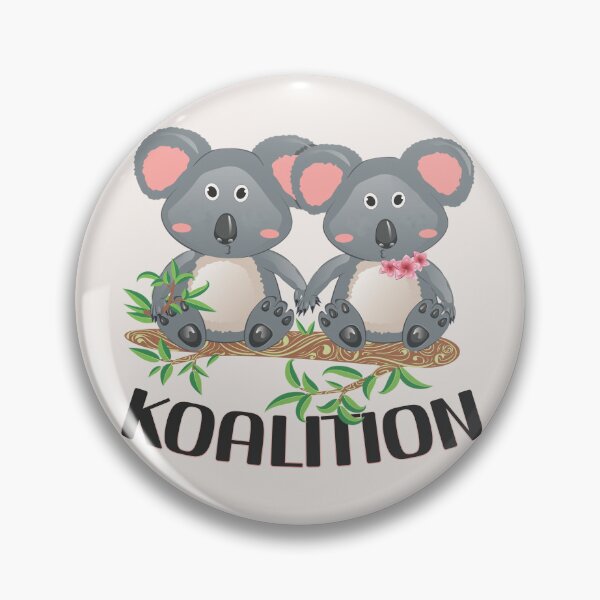 Artikelvorschau, Koalition - Wortspiel mit Koalabären entworfen und verkauft von i-cottagedesign.