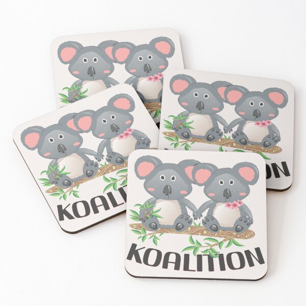 Item preview, Koalition - koala bear pun designed and sold by i-cottagedesign.