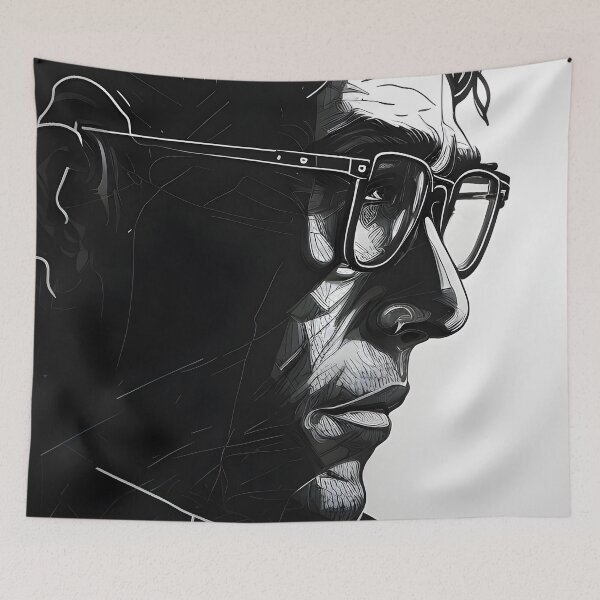 Item preview, Man with Glasses designed and sold by Warehouse46.
