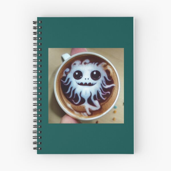 Item preview, ghost monsters trapped in a coffee cup coffee lovers        designed and sold by EdgedCrreative.