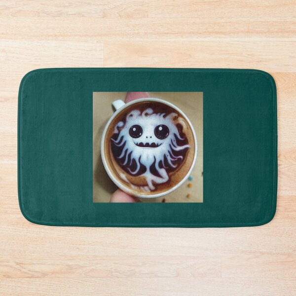 Item preview, ghost monsters trapped in a coffee cup coffee lovers        designed and sold by EdgedCrreative.