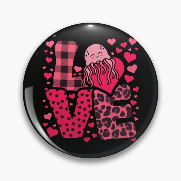 Item preview, Cute Kawaii Valentine Jellyfish Love Hearts Valentines Day designed and sold by JokeGysen.