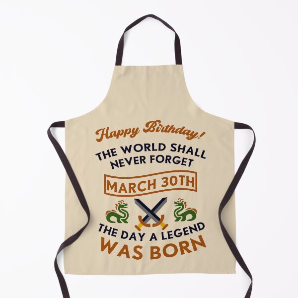 Item preview, March 30th The Day A Legend Was Born Dragons And Swords Design (Dark) designed and sold by Graograman.
