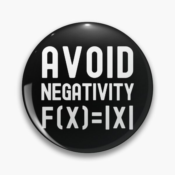 Item preview, Avoid Negativity - Think Positive, Kids Math, Math Student, Math Professor, Math Teacher, Math Nerd, Mathematics, Statistics, Laboratories designed and sold by jadedscientist.