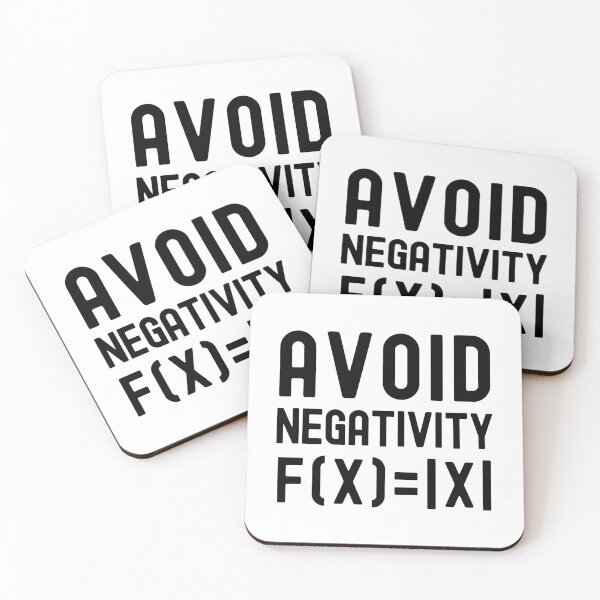 Item preview, Avoid Negativity - Funny Kids Math, Math Student, Math Professor, Math Teacher, Math Nerd, Mathematics, Statistics, Laboratories designed and sold by jadedscientist.