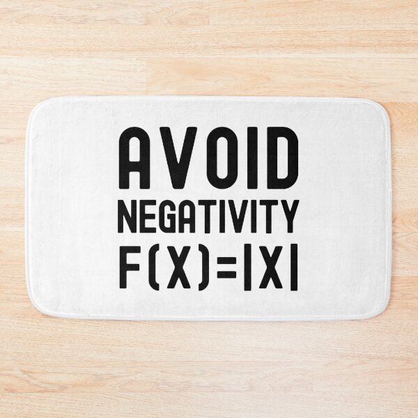 Item preview, Avoid Negativity - Funny Kids Math, Math Student, Math Professor, Math Teacher, Math Nerd, Mathematics, Statistics, Laboratories designed and sold by jadedscientist.