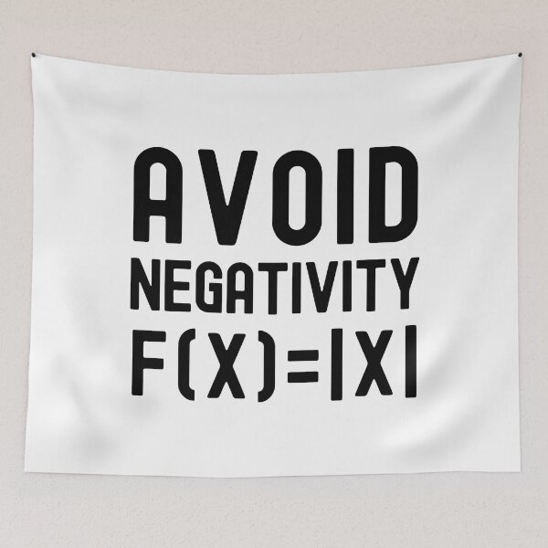 Item preview, Avoid Negativity - Funny Kids Math, Math Student, Math Professor, Math Teacher, Math Nerd, Mathematics, Statistics, Laboratories designed and sold by jadedscientist.