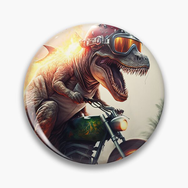 Item preview, Dinosaur Bike Flames Burning Wheels designed and sold by J-Clark.