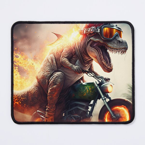Item preview, Dinosaur Bike Flames Burning Wheels designed and sold by J-Clark.