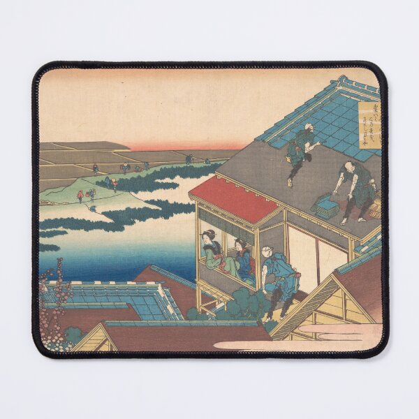 Item preview, Poem by Ise, Hokusai, 1839 designed and sold by AgelessArt.