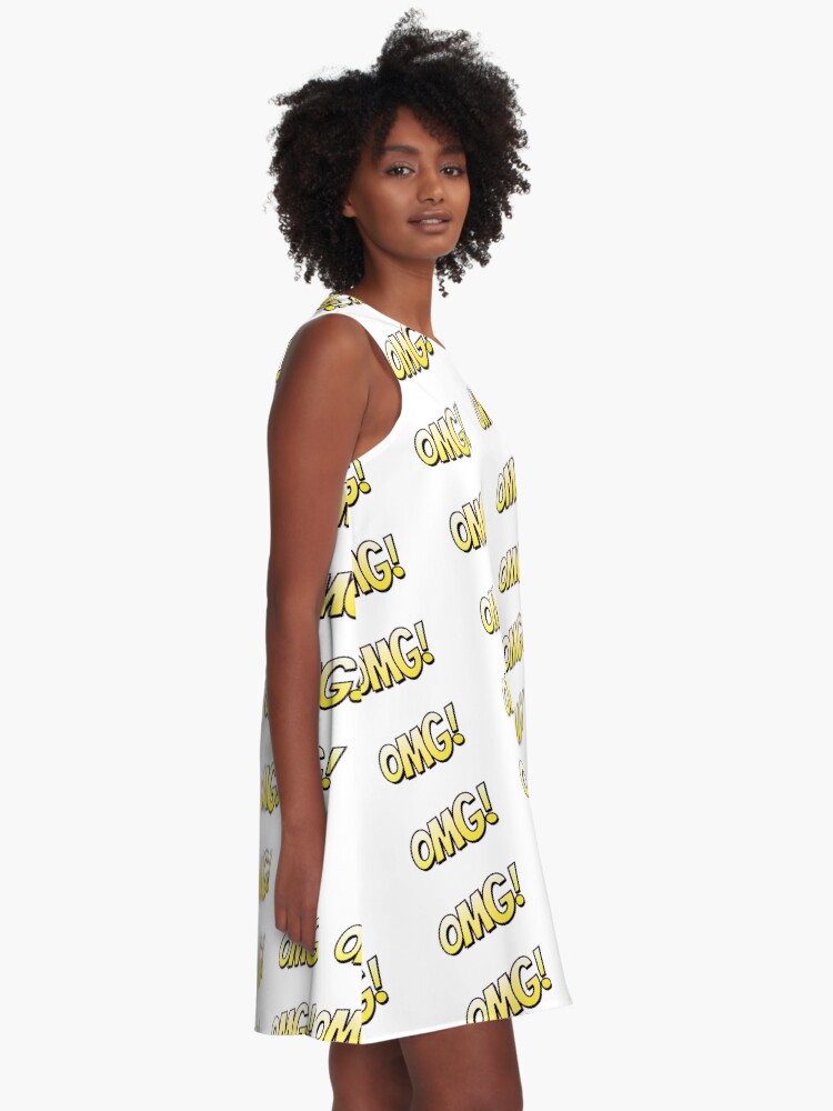 Thumbnail 2 of 4, A-Line Dress, OMG! designed and sold by kinkatstyle.