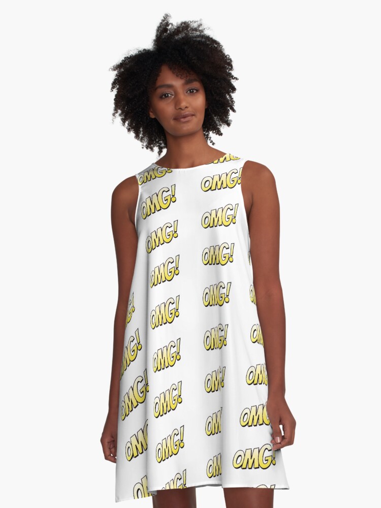 Thumbnail 1 of 4, A-Line Dress, OMG! designed and sold by kinkatstyle.