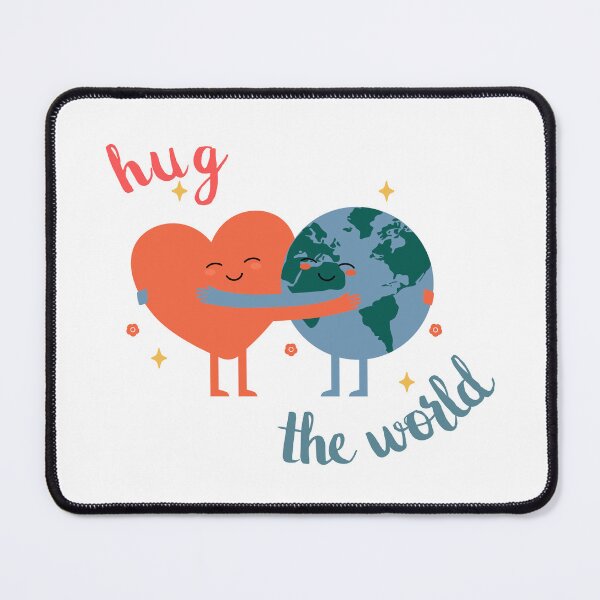 Item preview, Hug the World - Cute Earth Art designed and sold by CreativNode.