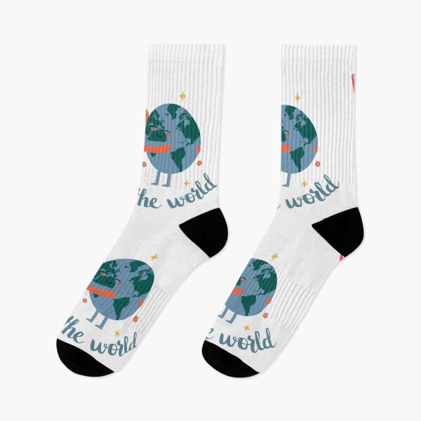 Item preview, Hug the World - Cute Earth Art designed and sold by CreativNode.