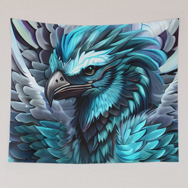 Item preview, Feathered Fantasy Ice Phoenix designed and sold by Teebuya.