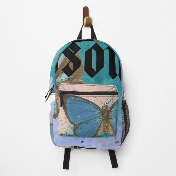 Item preview, Insomnia with blue butterfly and paint background designed and sold by GREENTAGs.