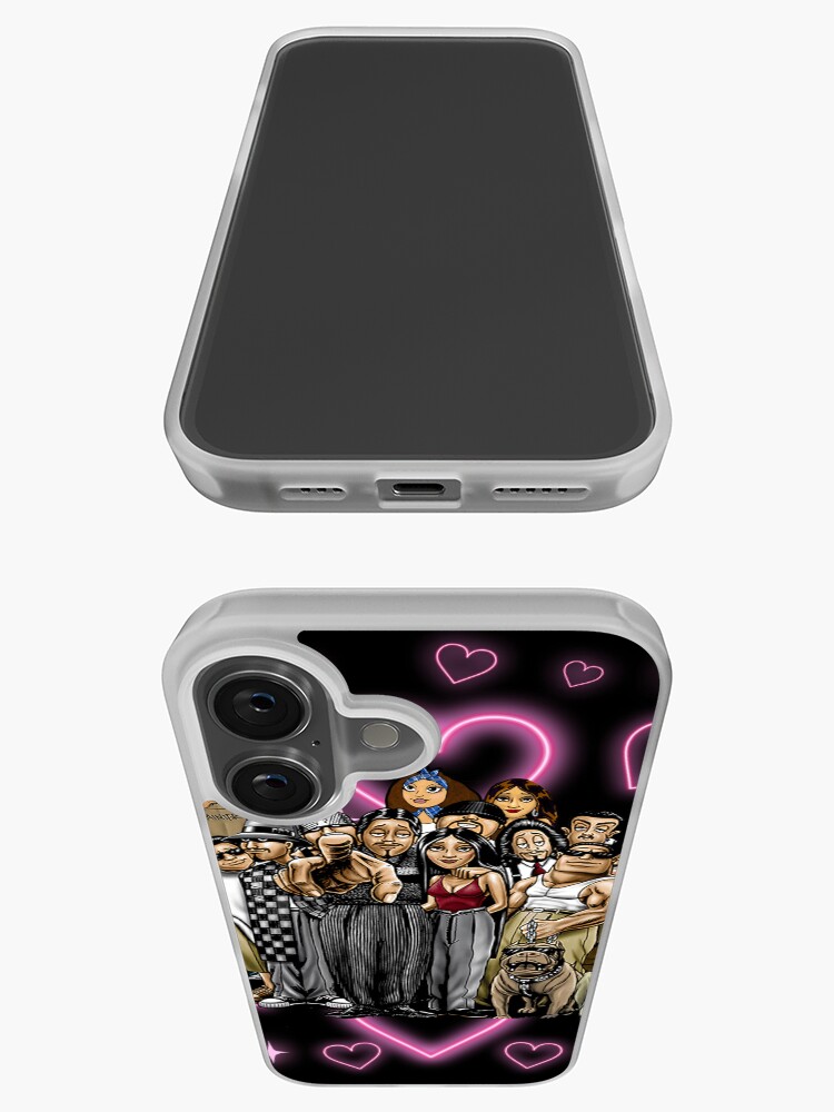 All My Homies iPhone Case (Clear×White) | allmy