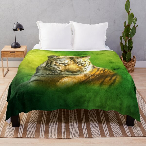 Item preview, Tiger portrait with abstract background designed and sold by Guardi71.