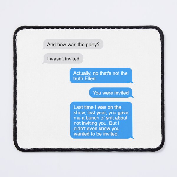 Item preview, Dakota Johnson Ellen texts designed and sold by tlee322.
