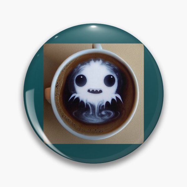 Item preview, ghost monsters trapped in a coffee cup coffee lovers      designed and sold by MesmerizngGift.