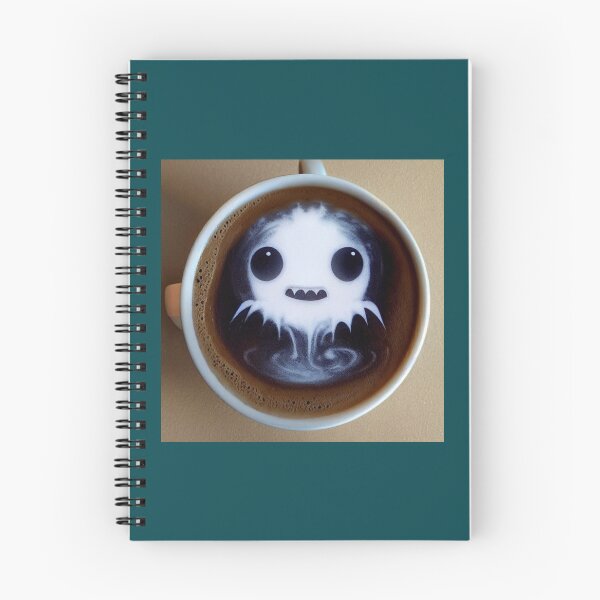 Item preview, ghost monsters trapped in a coffee cup coffee lovers      designed and sold by MesmerizngGift.